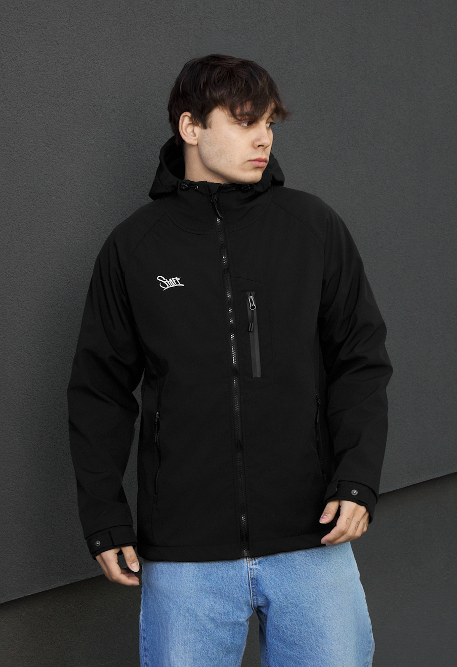 Kurtka soft shell Staff  logo black
