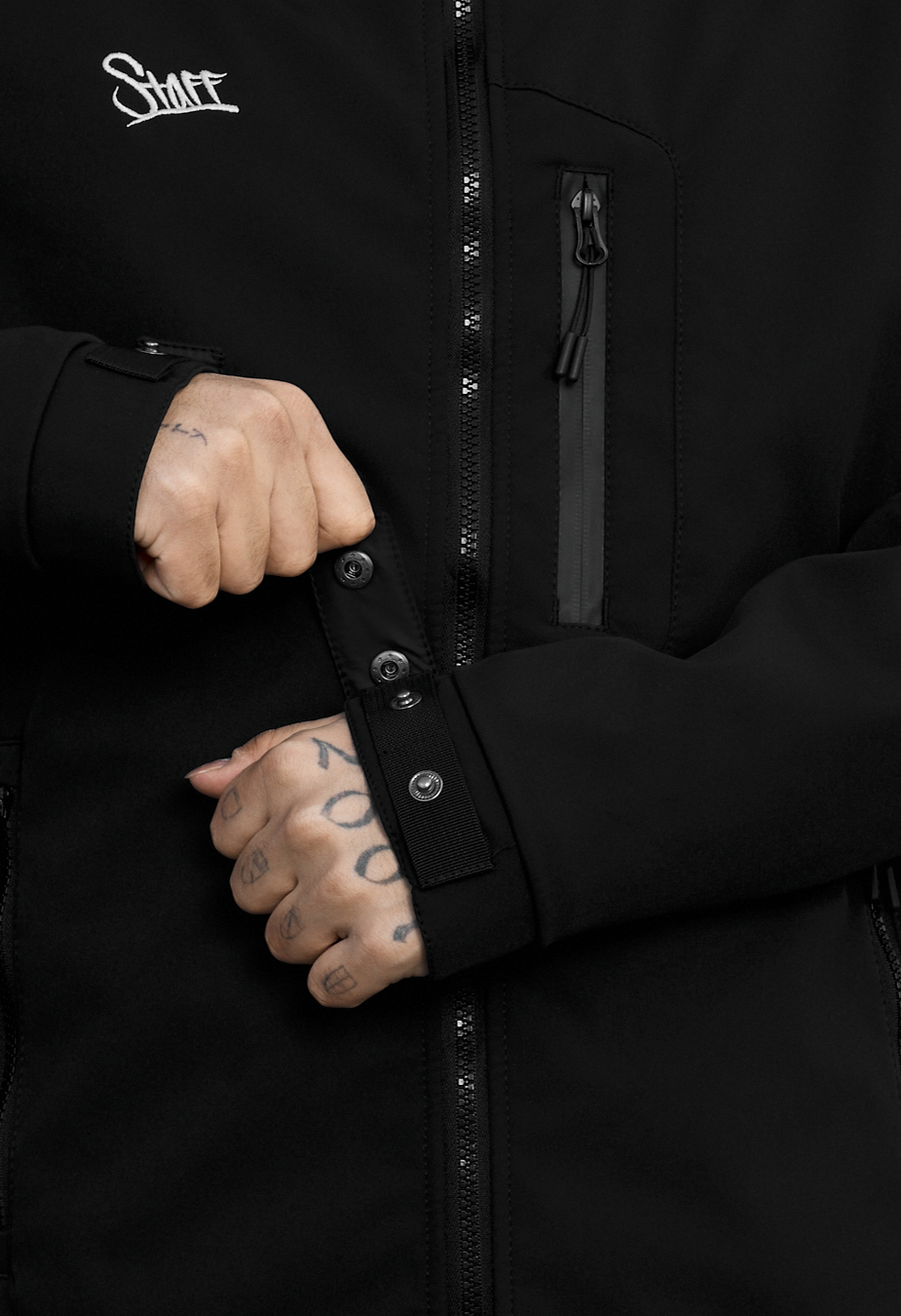 Kurtka soft shell Staff  logo black