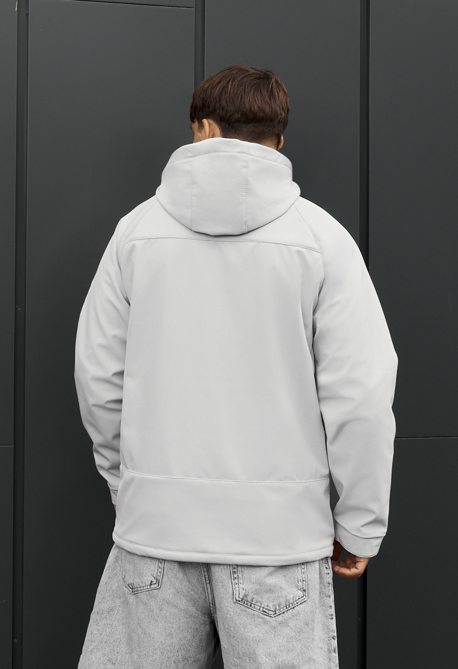 Kurtka soft shell Staff ux light gray