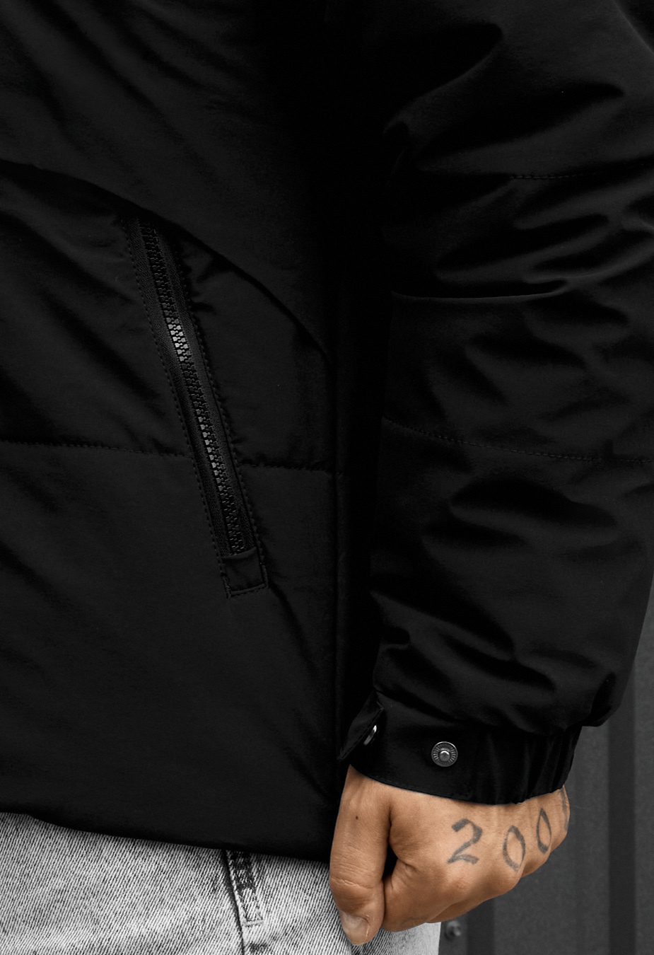 Kurtka zimowa Staff go logo black