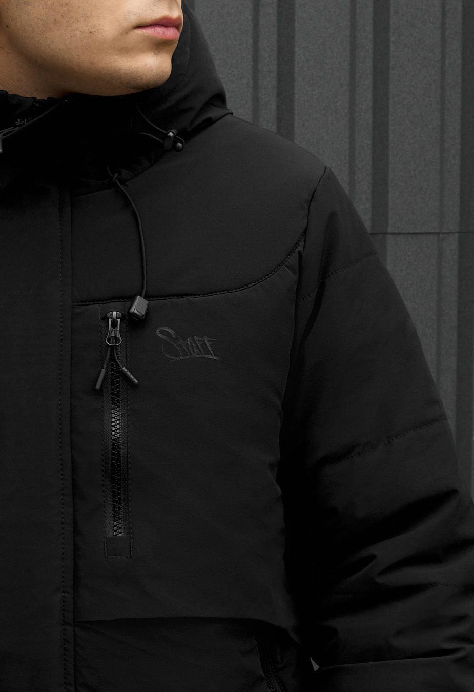 Kurtka zimowa Staff go logo black