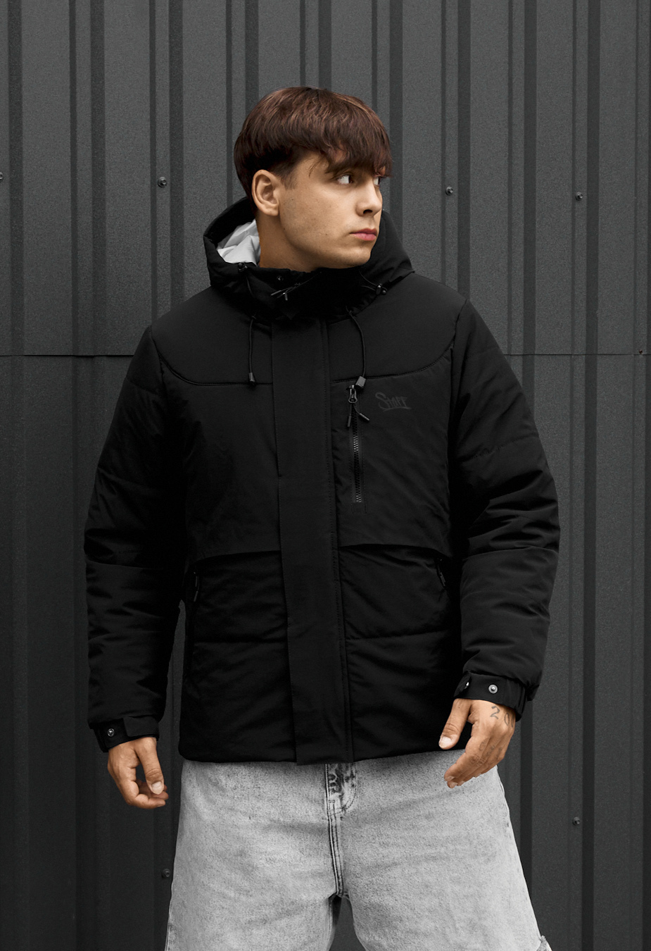 Kurtka zimowa Staff go logo black