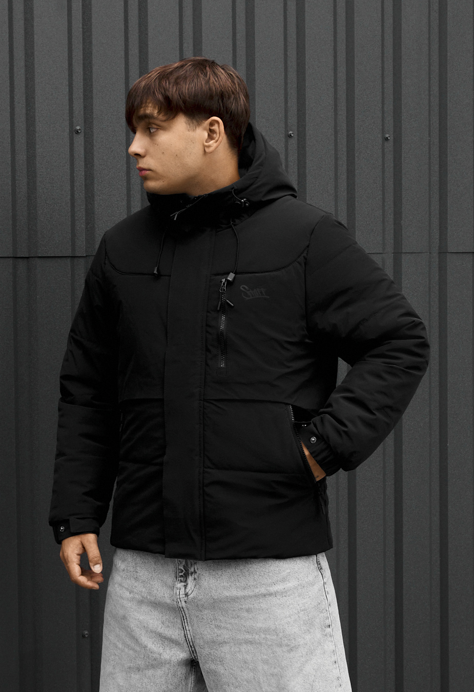 Kurtka zimowa Staff go logo black