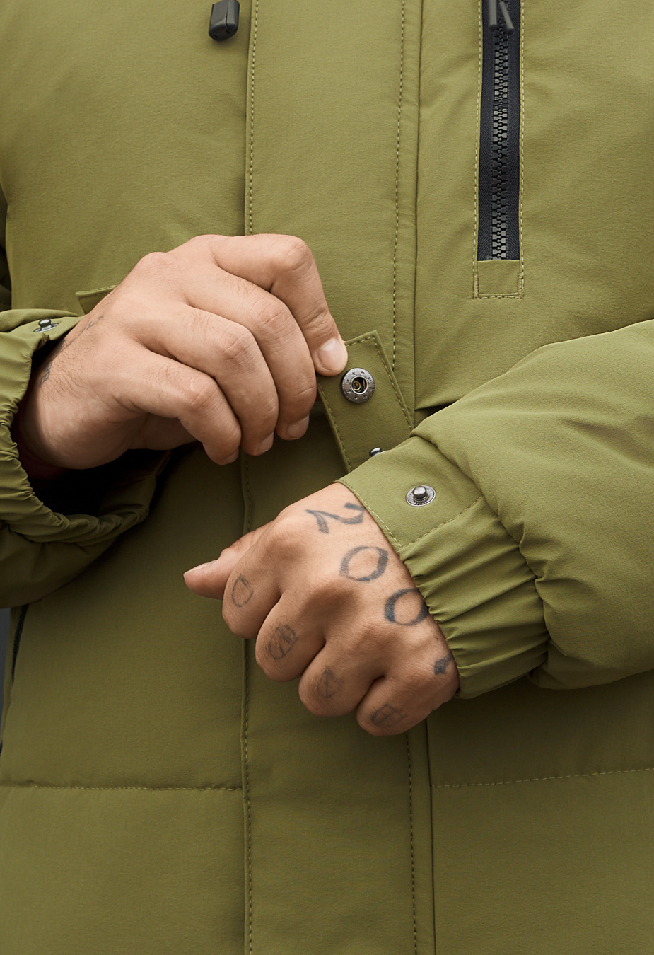 Kurtka zimowa Staff go logo khaki