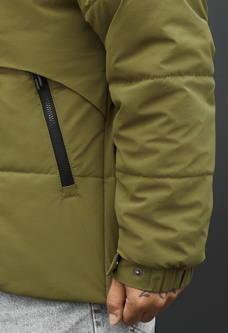 Kurtka zimowa Staff go logo khaki