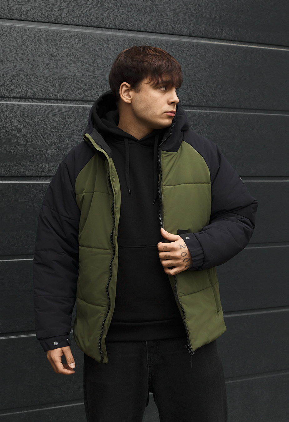Kurtka zimowa Staff me logo khaki & navy