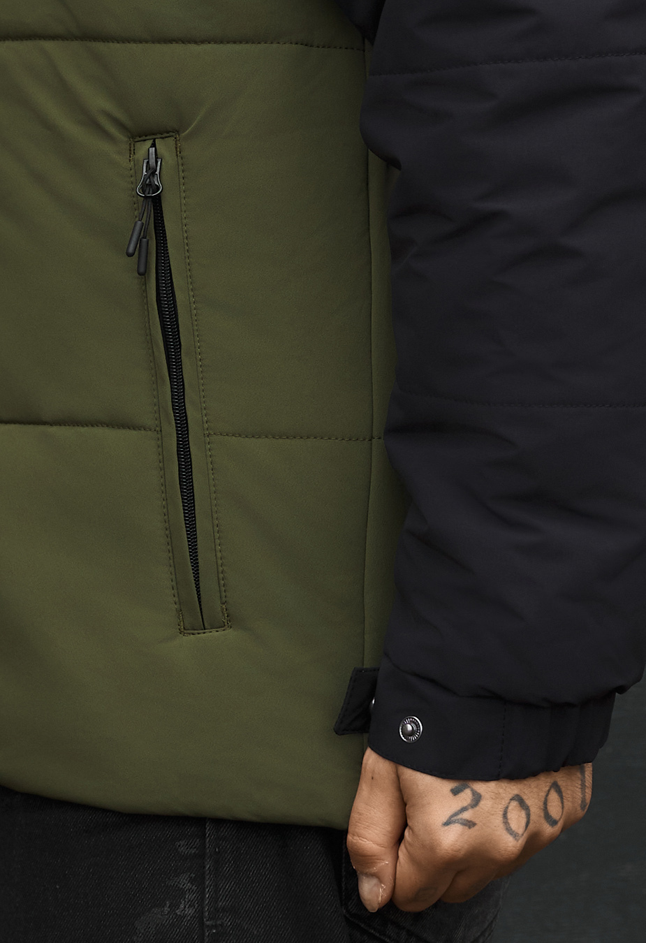 Kurtka zimowa Staff me logo khaki & navy