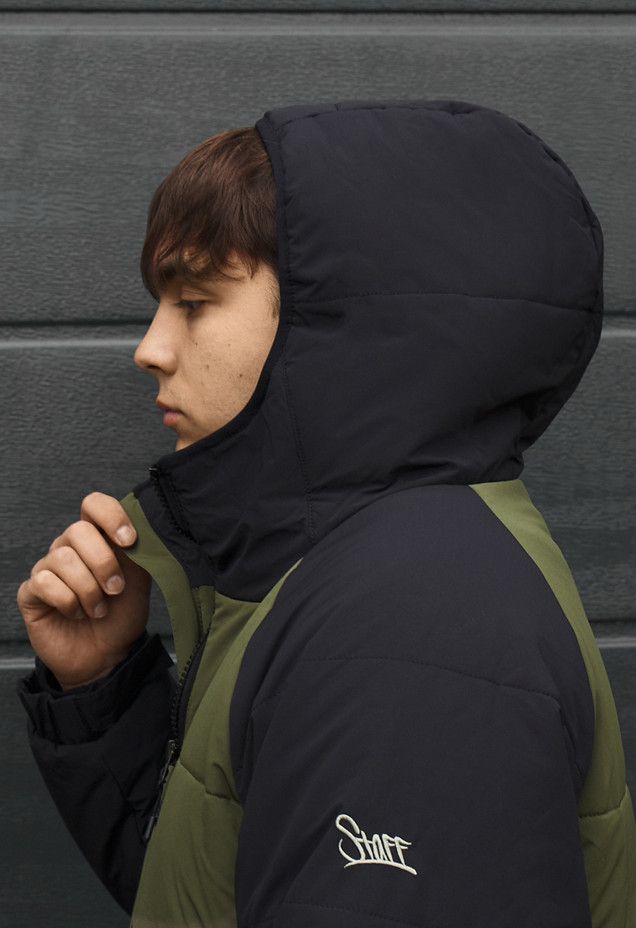 Kurtka zimowa Staff me logo khaki & navy