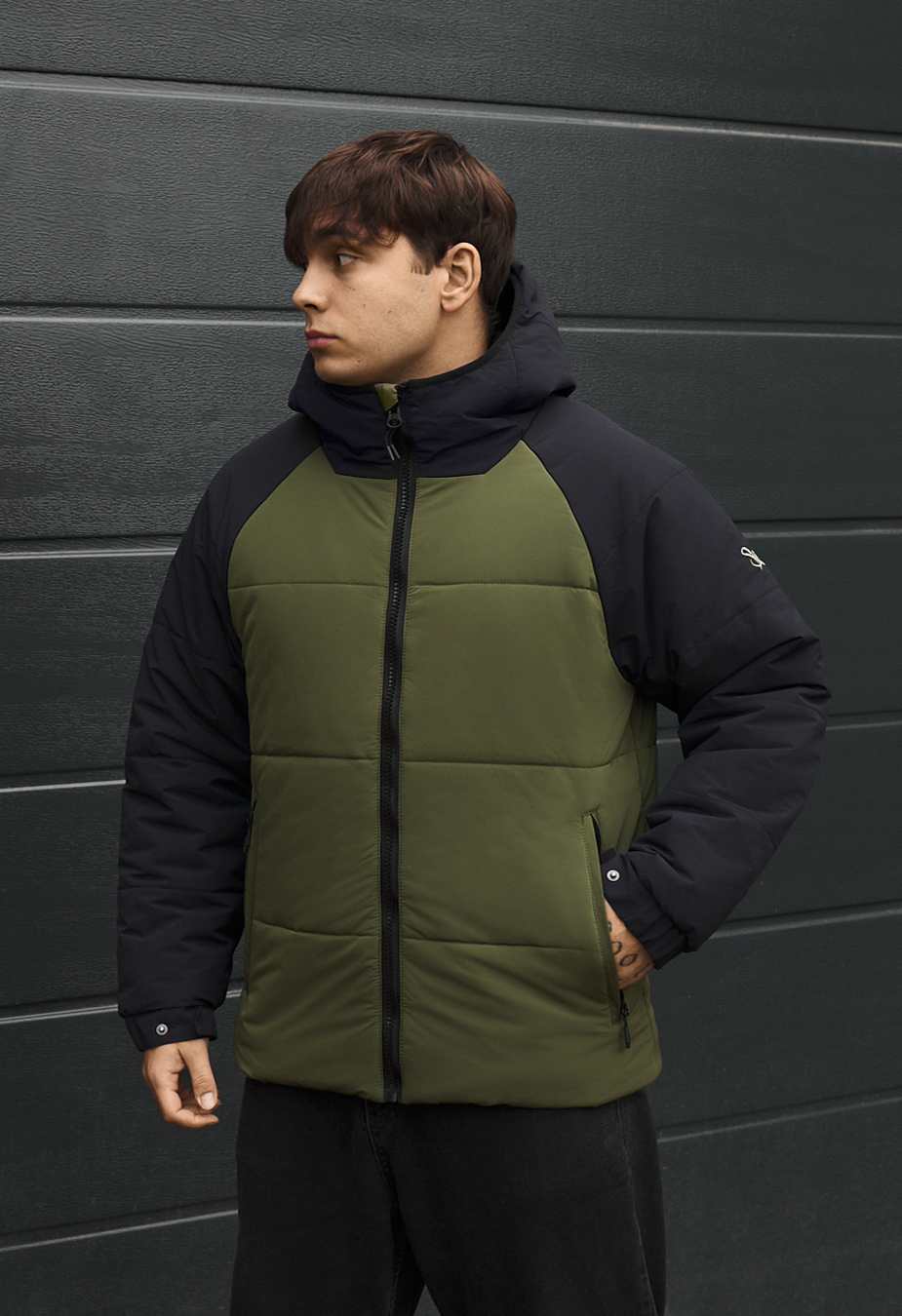 Kurtka zimowa Staff me logo khaki & navy