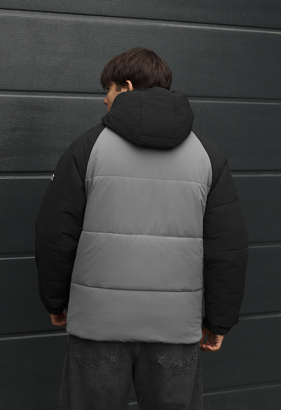 Kurtka zimowa Staff me logo black & gray