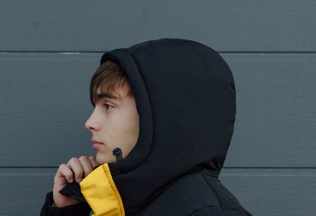 Kurtka zimowa Staff yux black & yellow