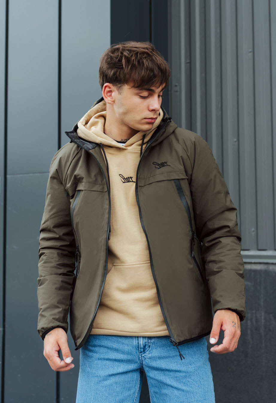 Kurtka Staff so khaki