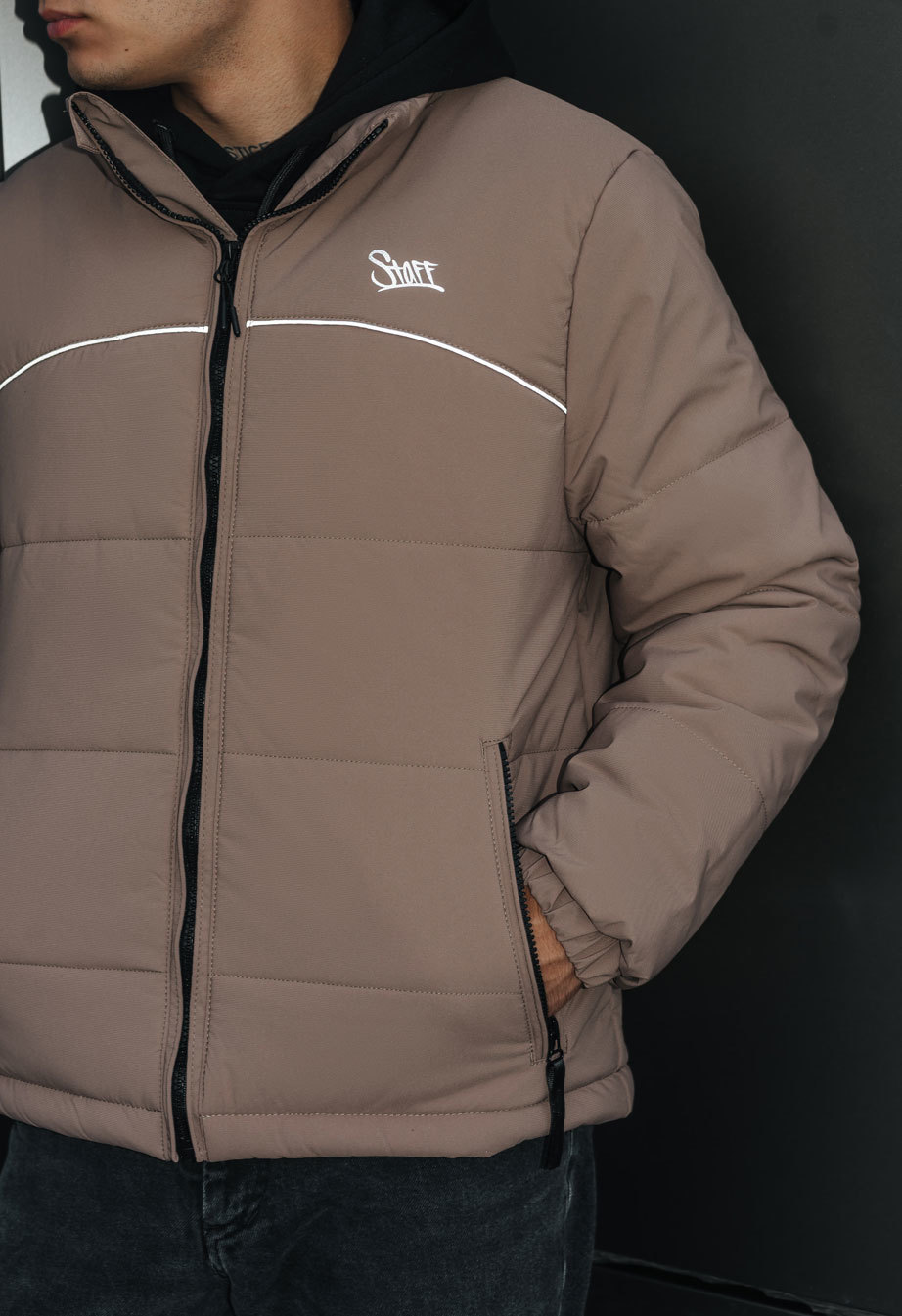 Kurtka Staff go light brown
