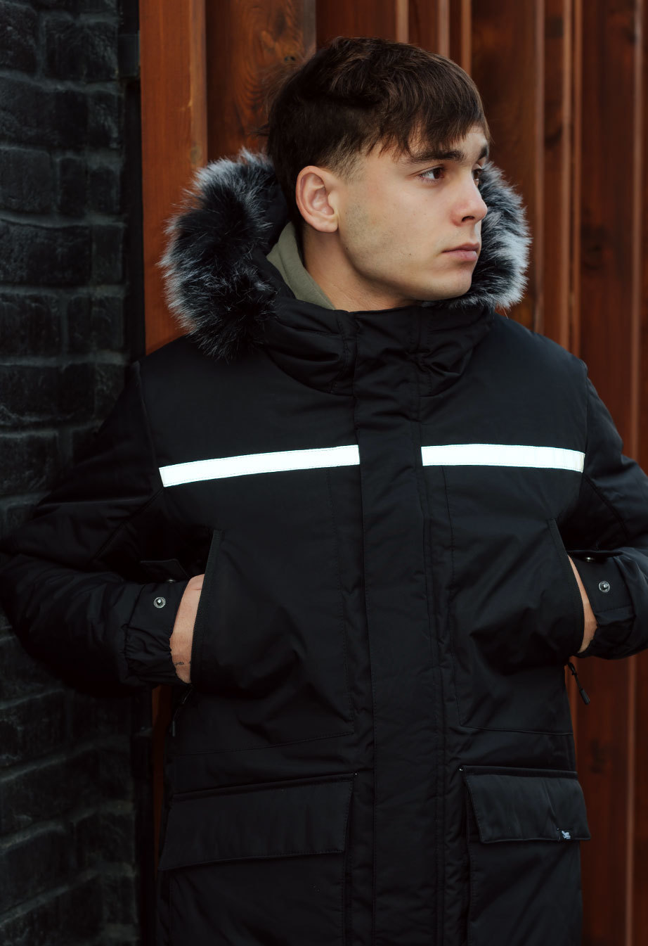 Zimowa parka Staff se black