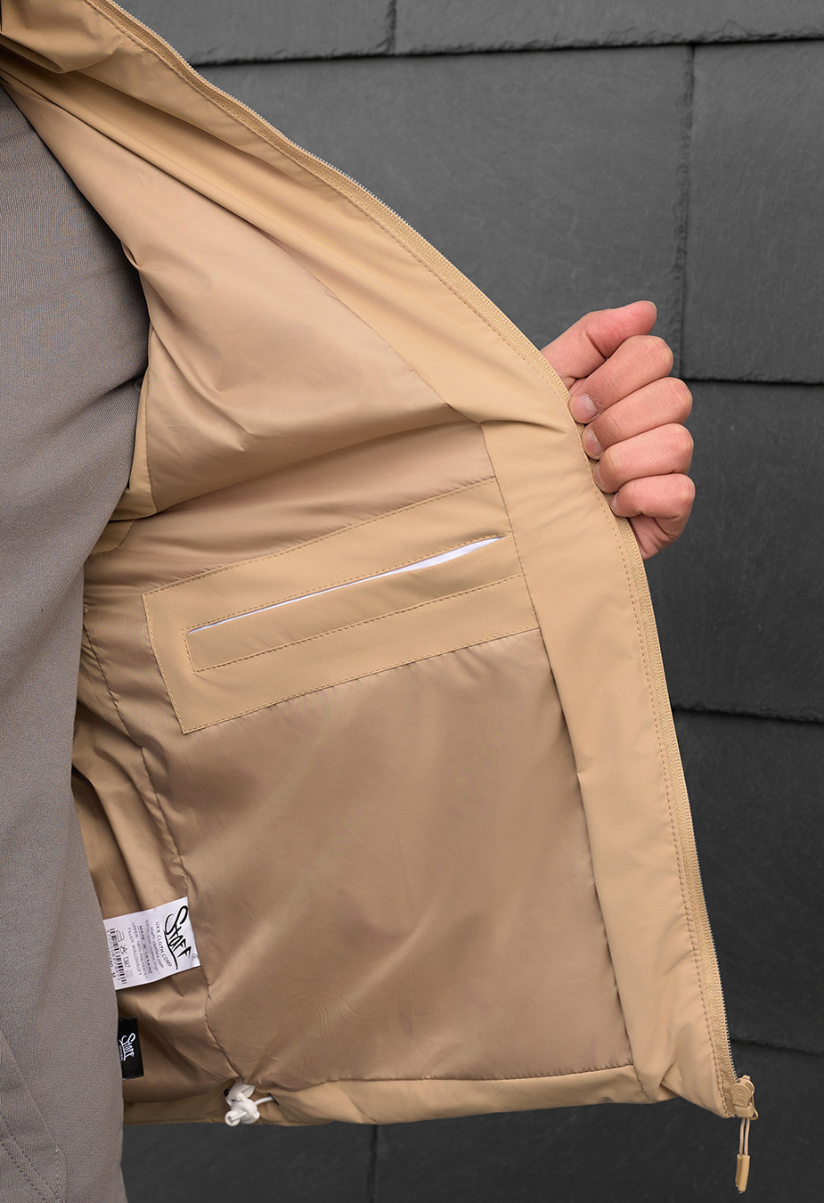Kamizelka Staff zokl beige