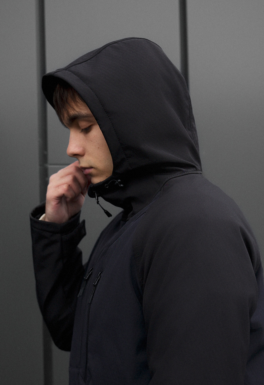 Kurtka soft shell Staff kade navy & black
