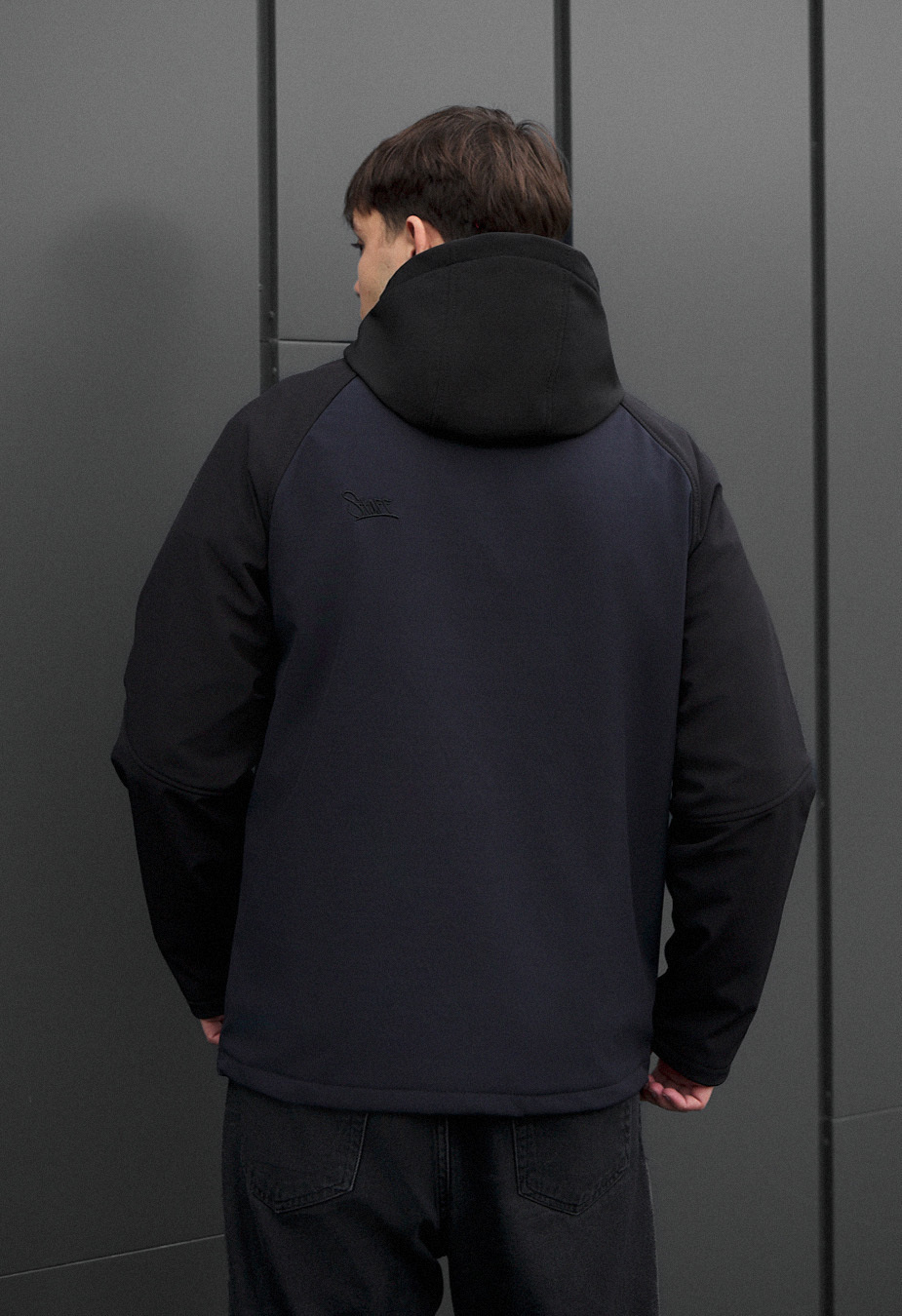 Kurtka soft shell Staff kade navy & black
