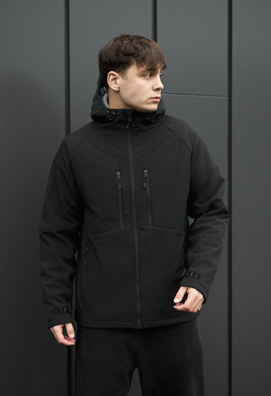 Kurtka soft shell Staff kade black