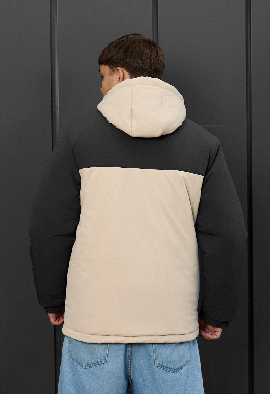 Kurtka zimowa Staff ruxo milk & dark gray