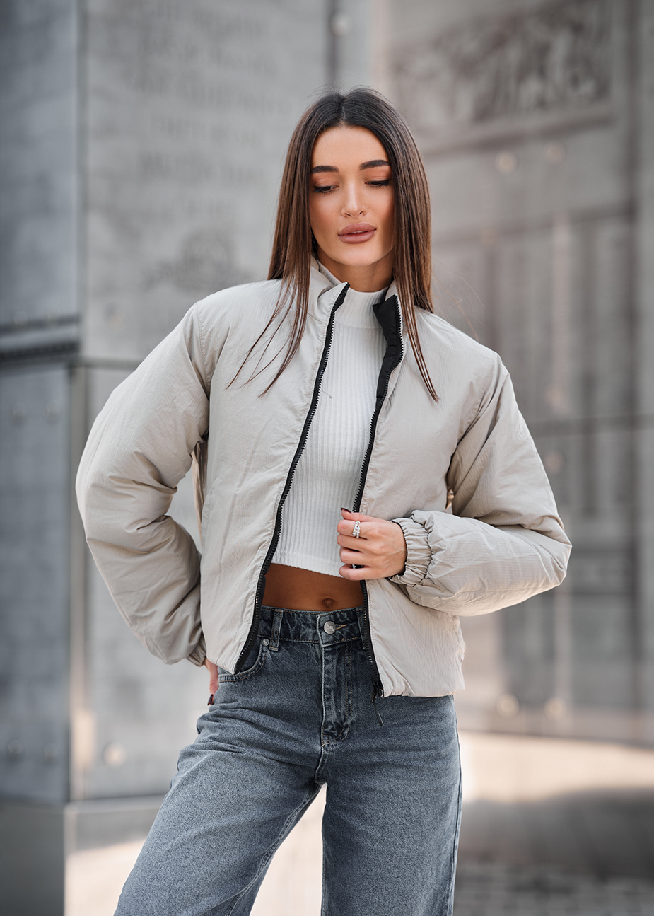 Kurtka Staff huxy black & light gray