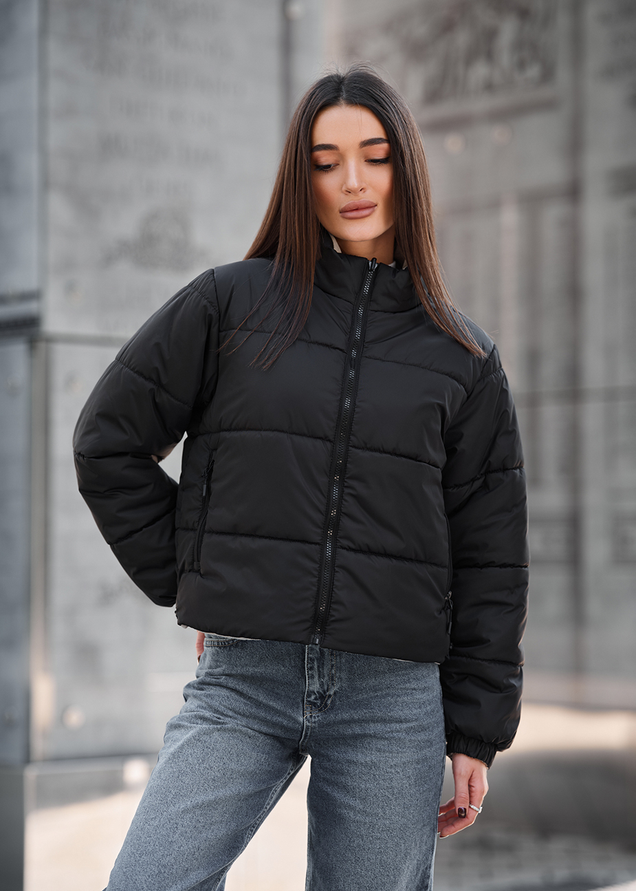 Kurtka Staff huxy black & light gray