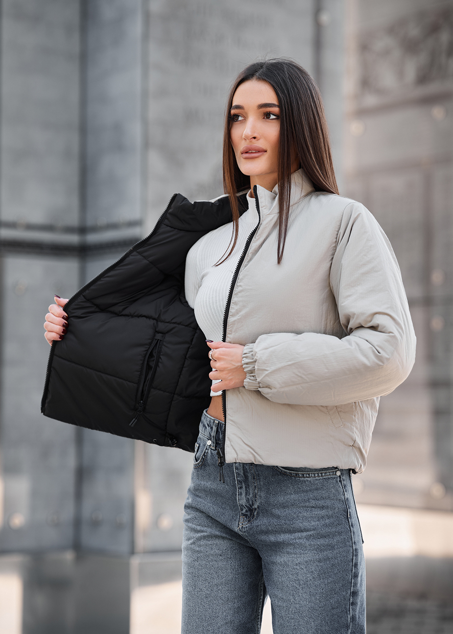 Kurtka Staff huxy black & light gray