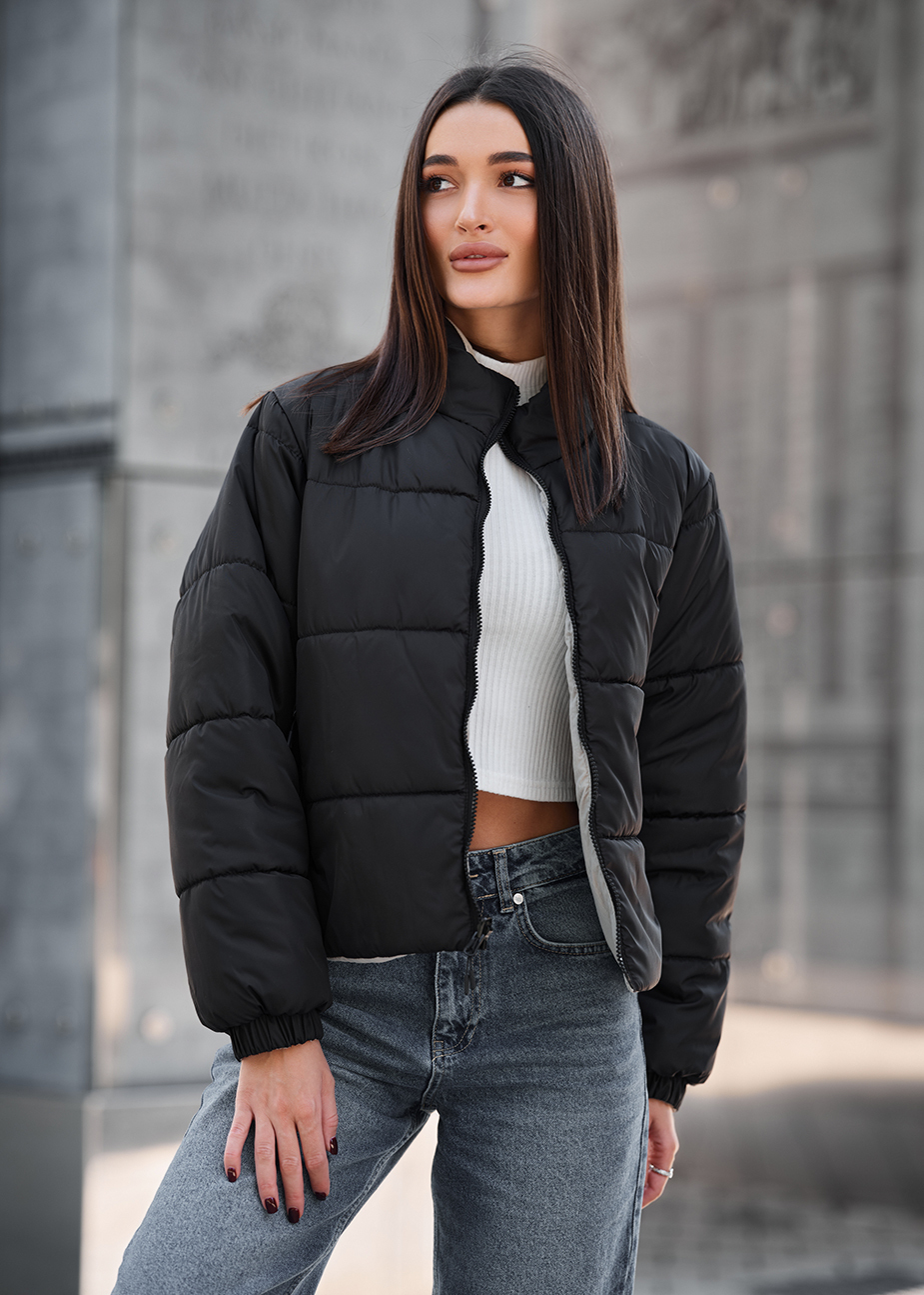 Kurtka Staff huxy black & light gray