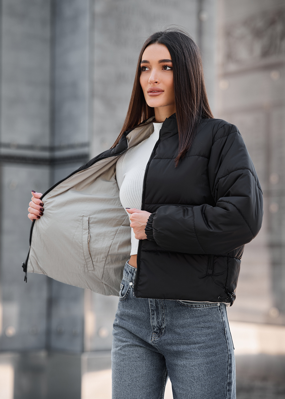 Kurtka Staff huxy black & light gray