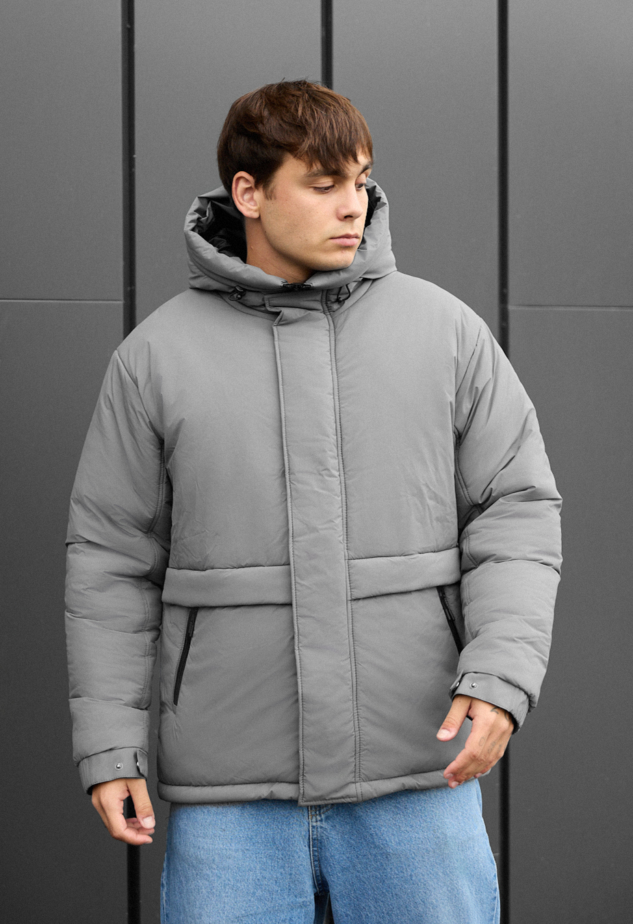 Kurtka zimowa Staff froz gray