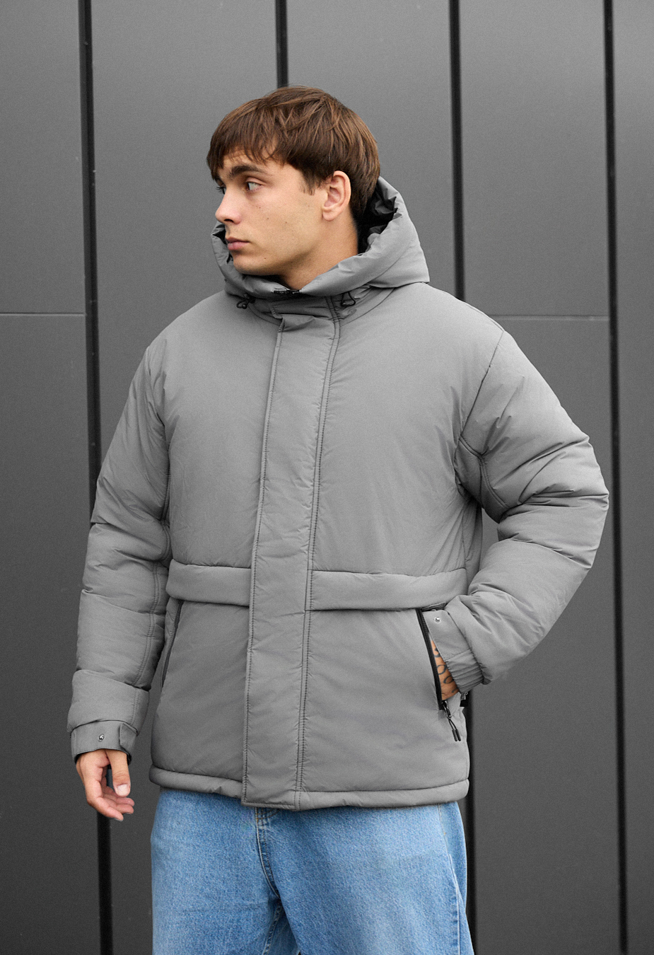 Kurtka zimowa Staff froz gray