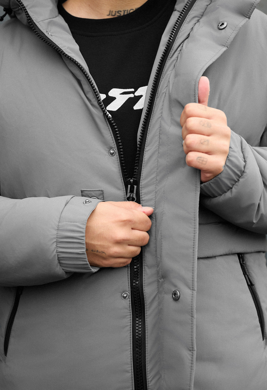 Kurtka zimowa Staff froz gray