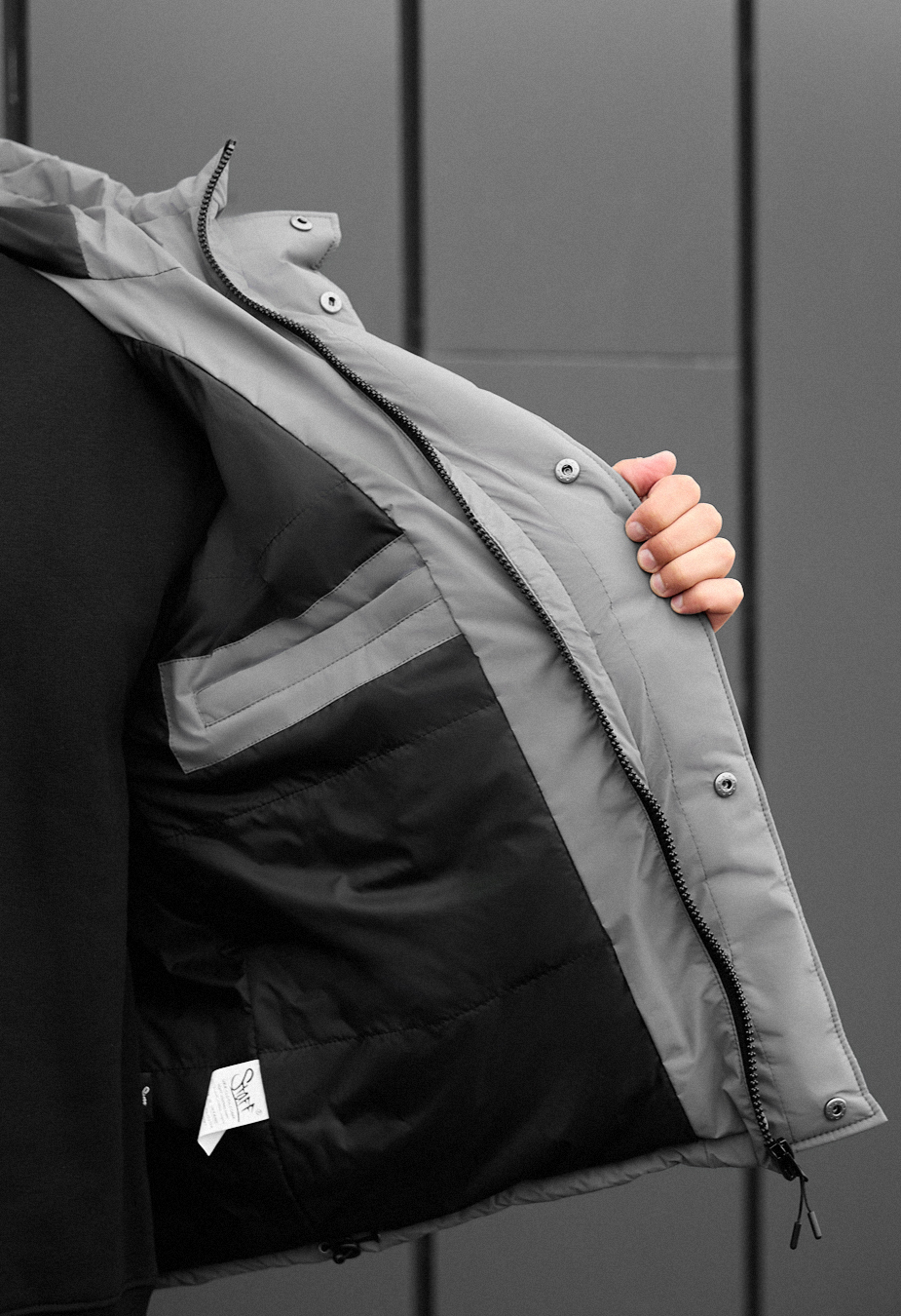 Kurtka zimowa Staff froz gray