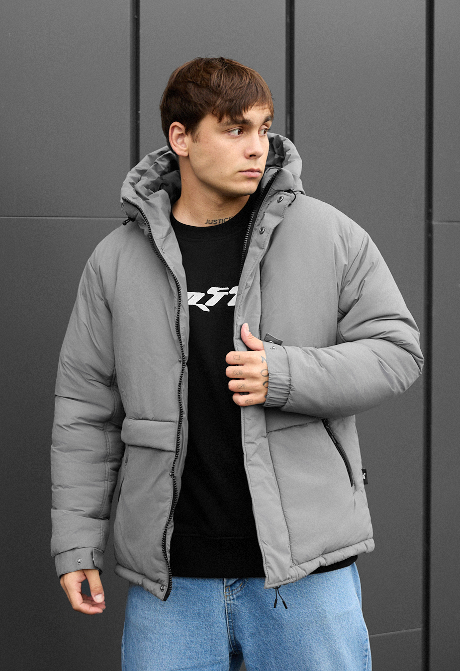 Kurtka zimowa Staff froz gray