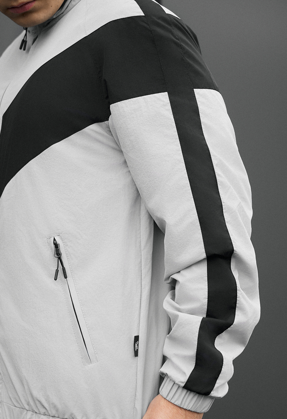 Wiatrówka Staff jex light gray & black