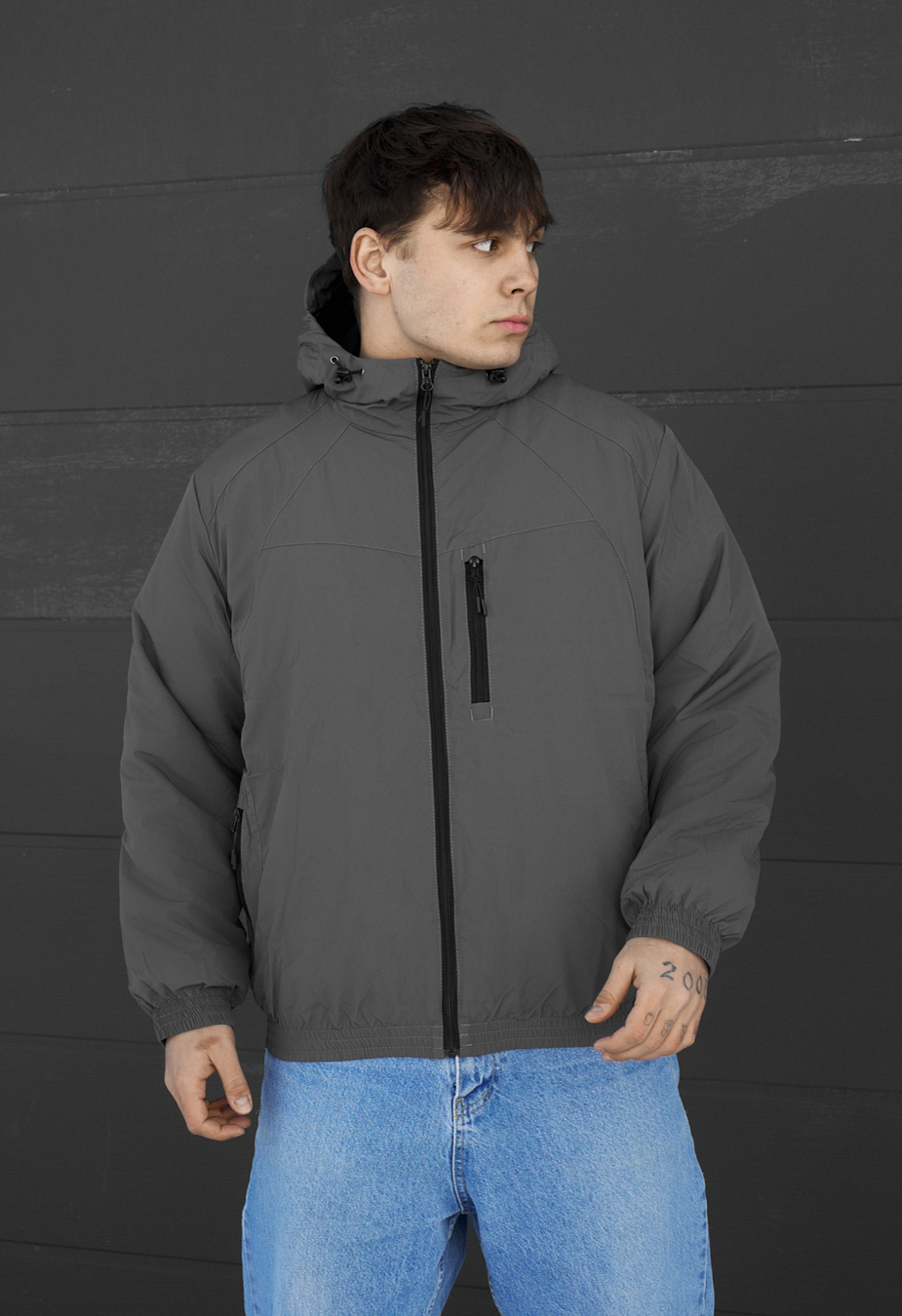 Kurtka Staff da gray