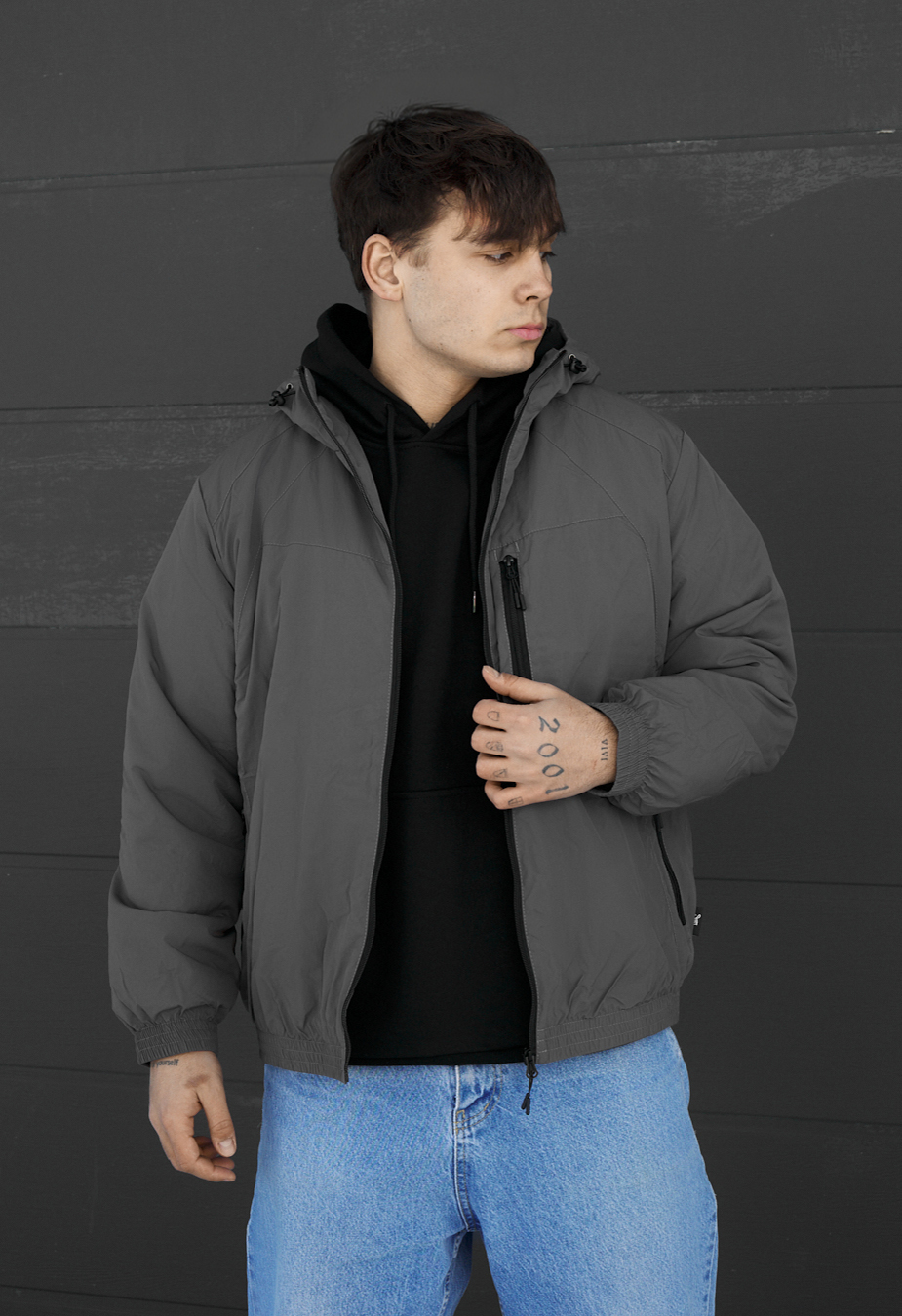 Kurtka Staff da gray