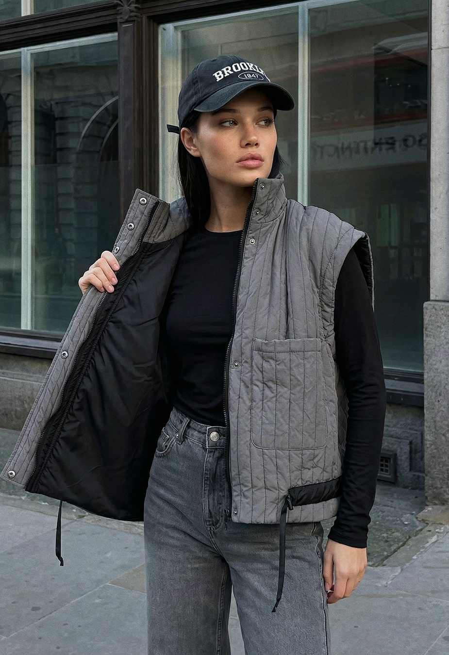 Kamizelka Staff fa gray