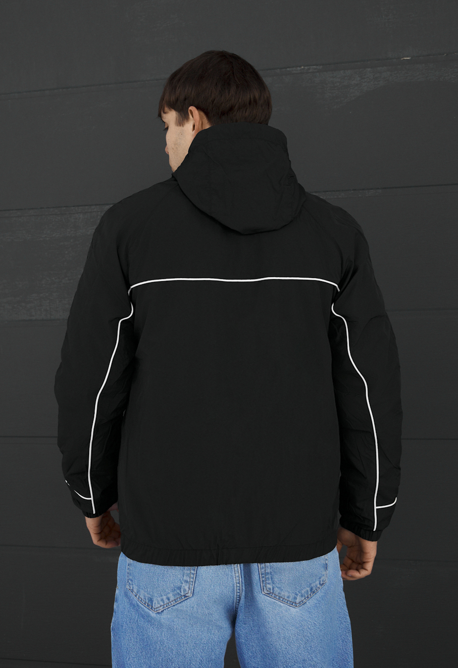 Wiatrówka Staff qon black reflective