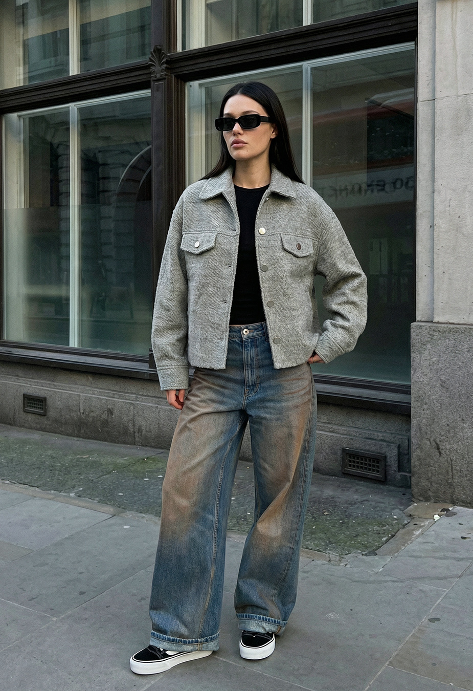 Kurtka-koszula Staff ri gray