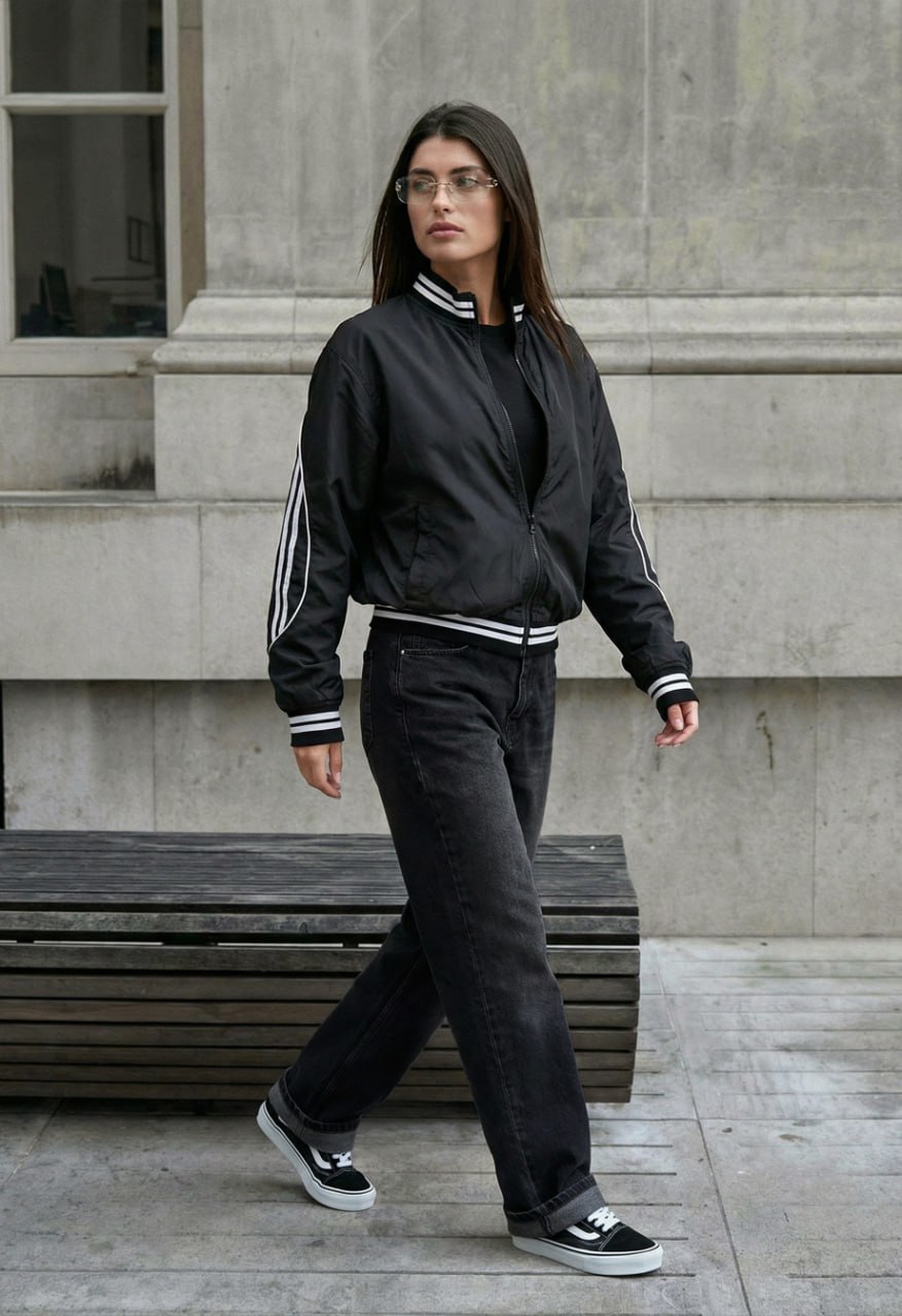 Bomber Staff no black reflective