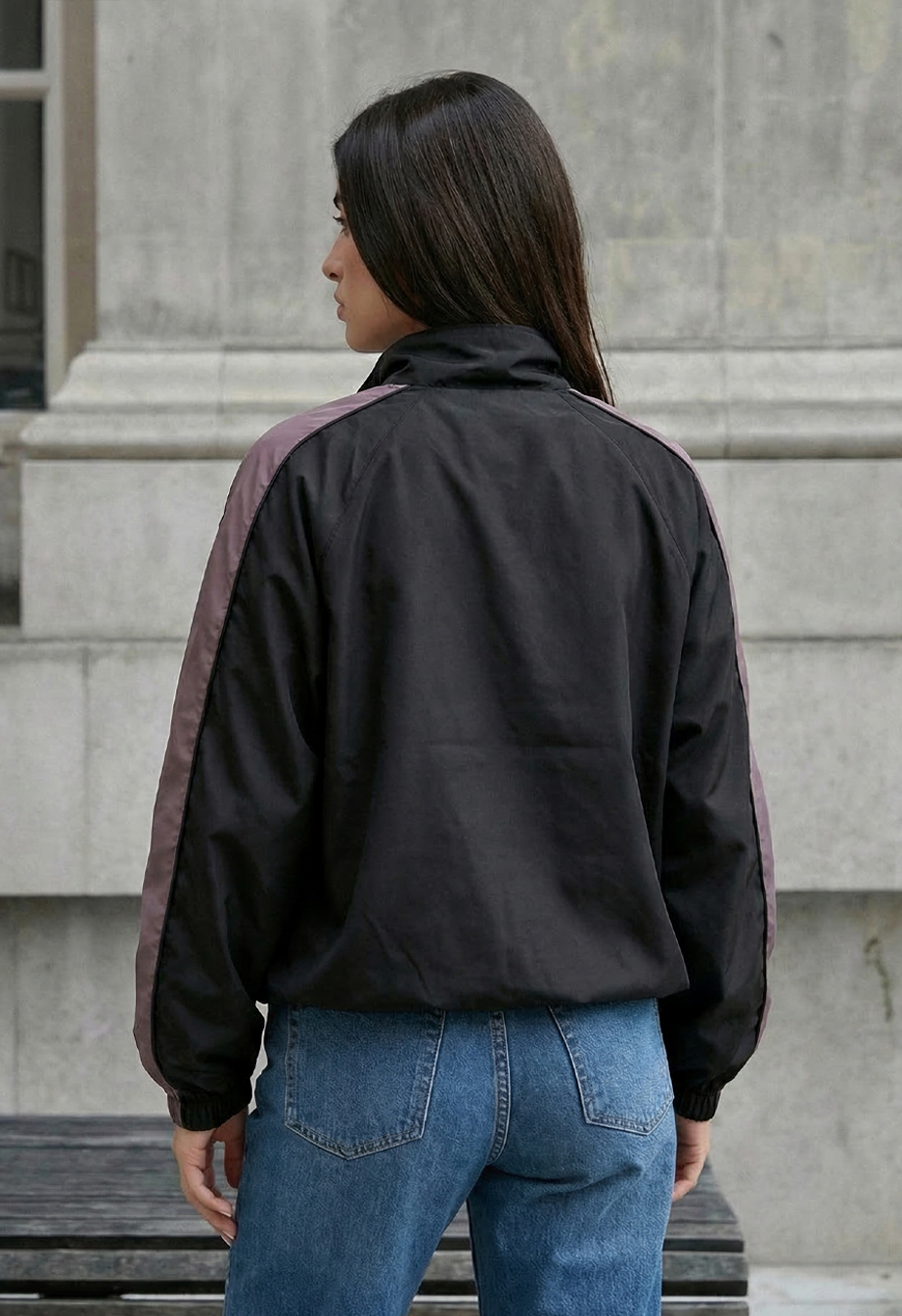 Wiatrówka Staff re black & light brown