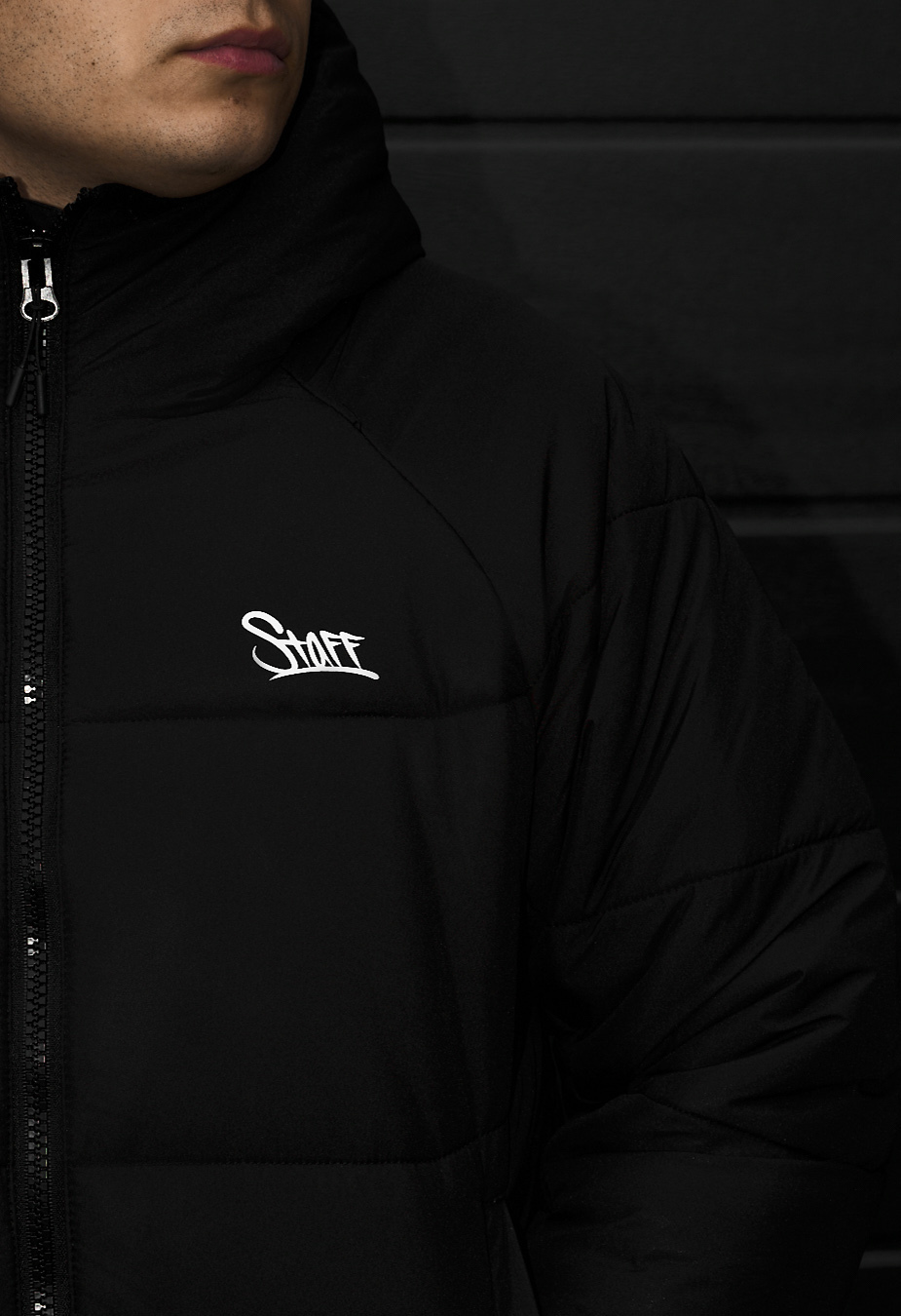 Kurtka zimowa Staff aro black logo