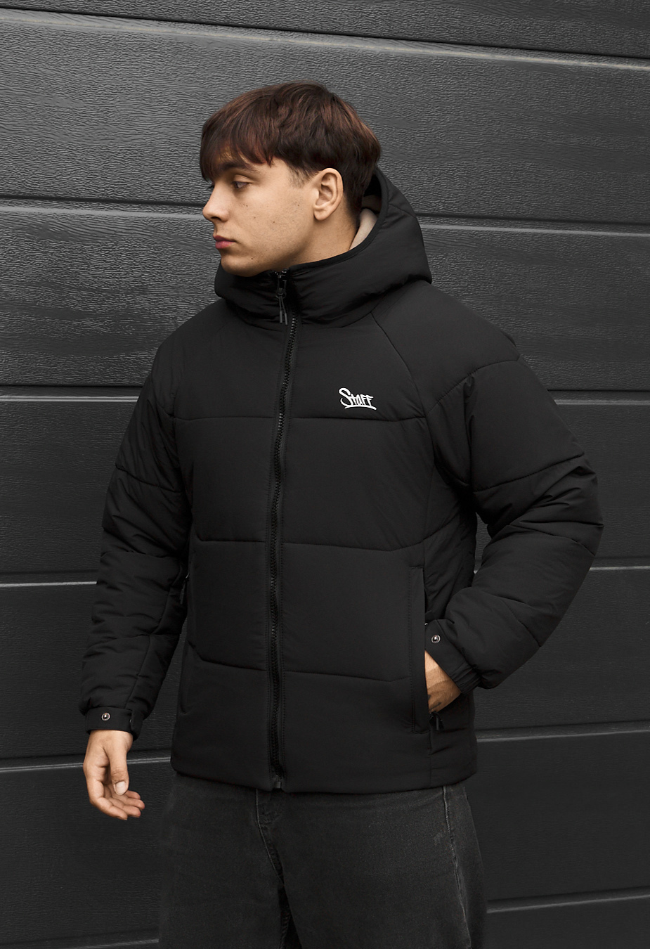 Kurtka zimowa Staff aro black logo