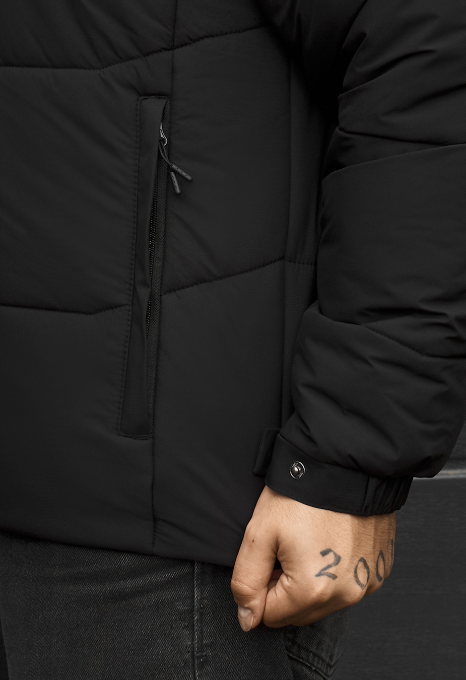 Kurtka zimowa Staff aro black logo
