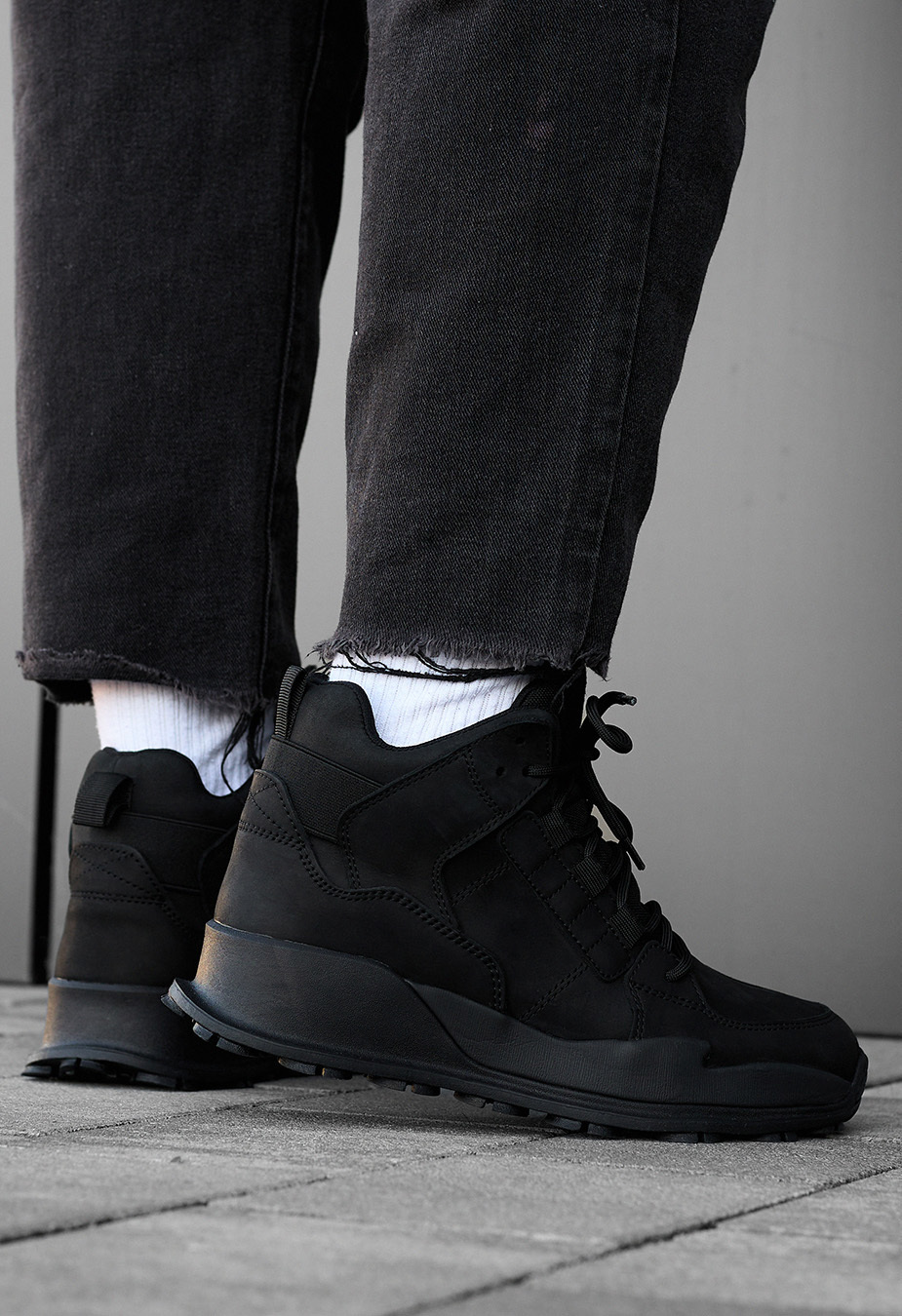 Sneakersy zimowe Staff black3