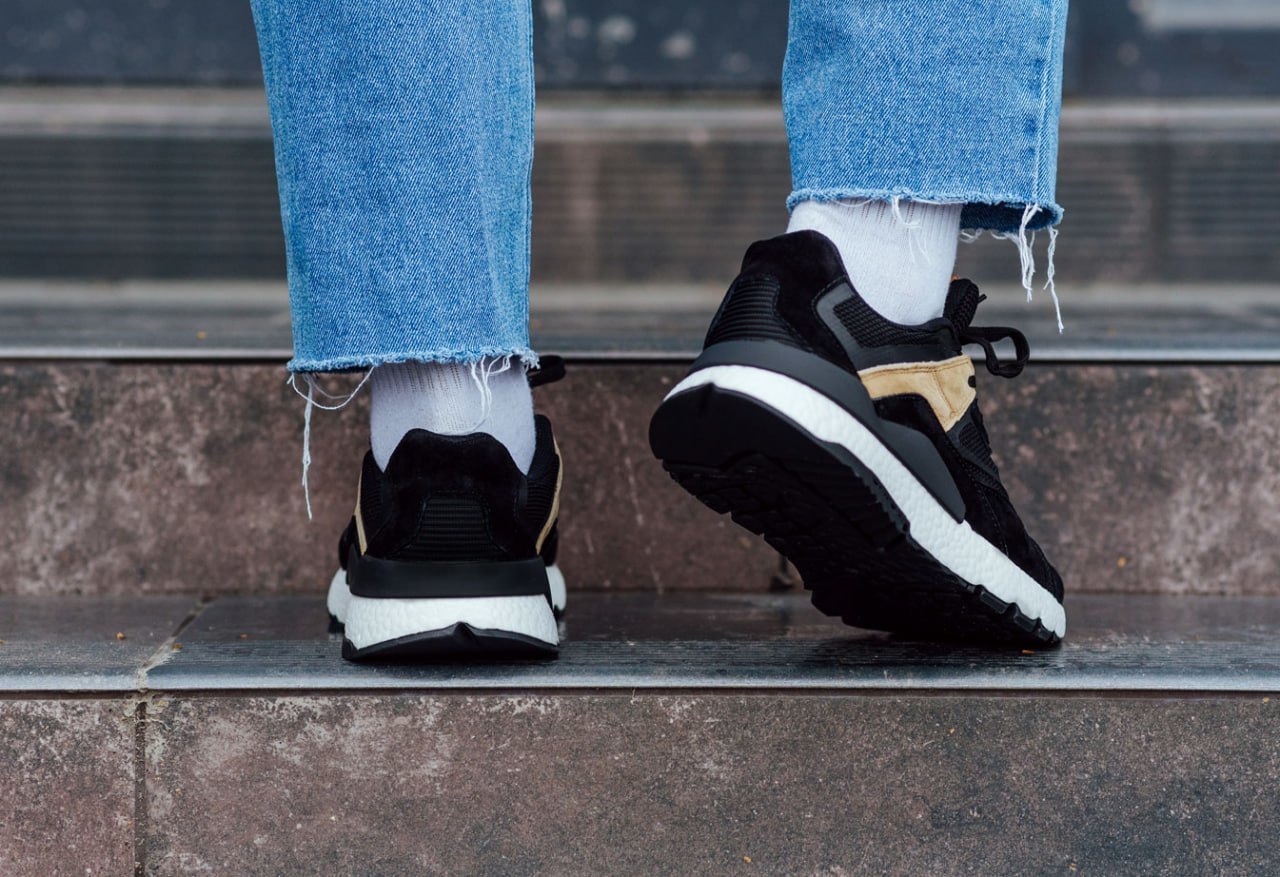 Sneakersy Staff black & beige