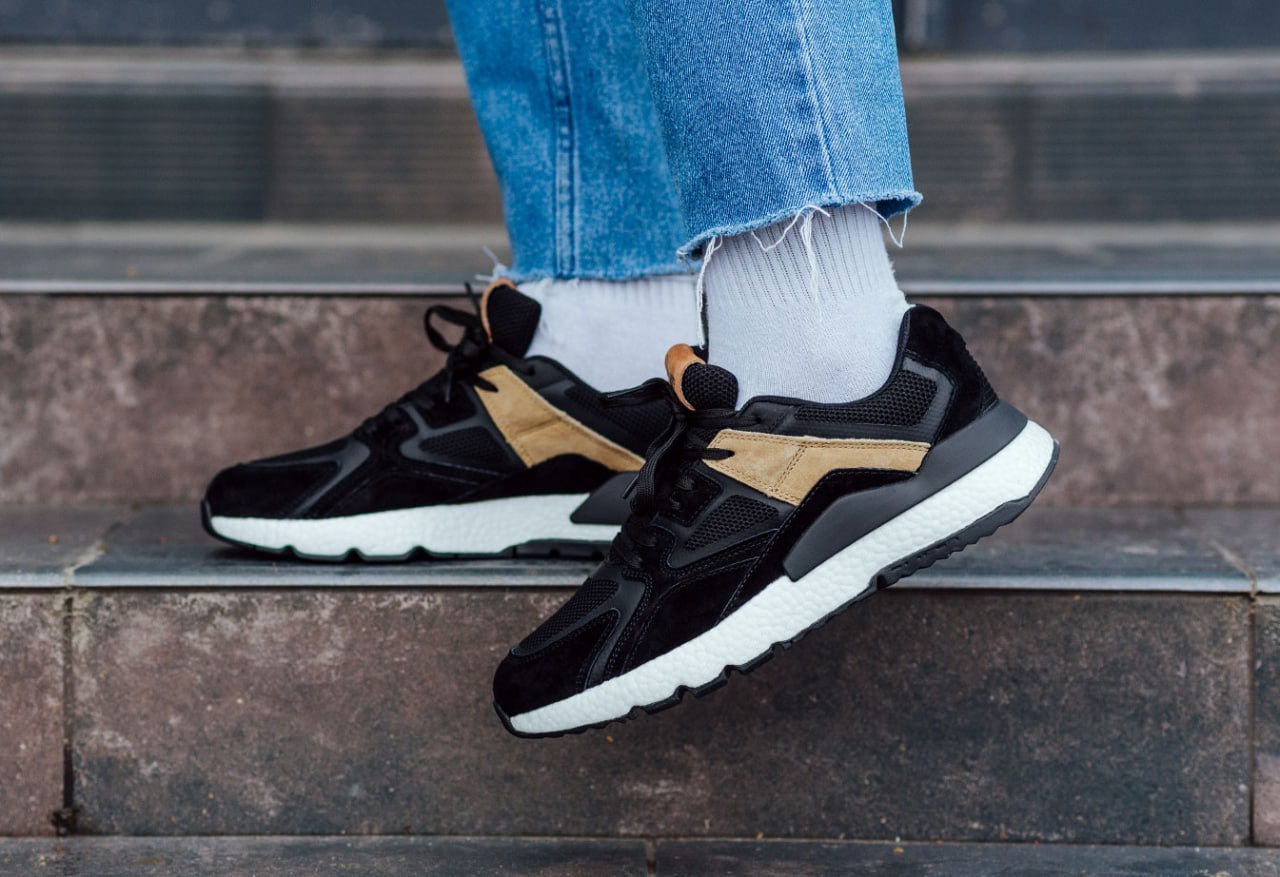 Sneakersy Staff black & beige