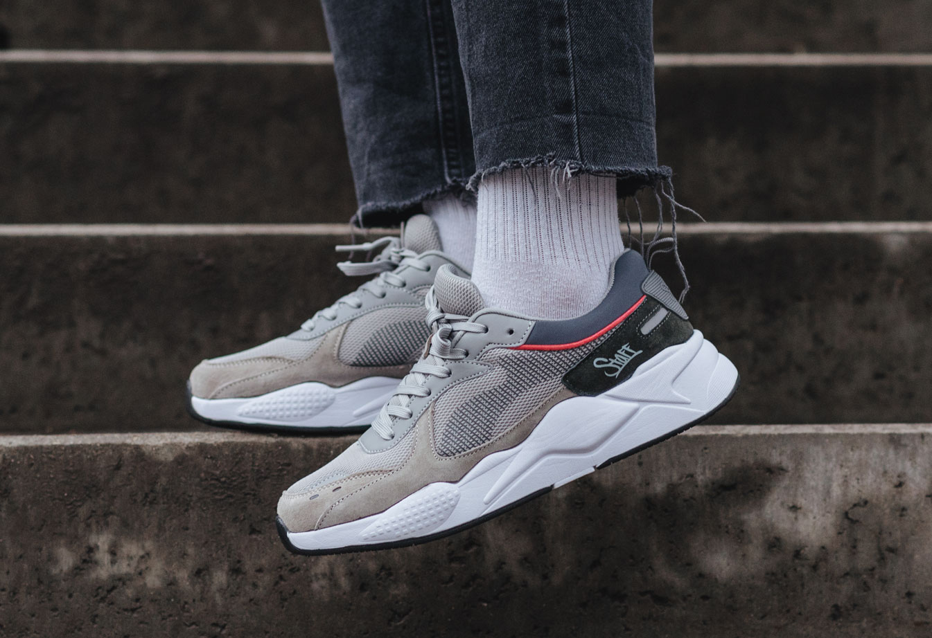 Sneakersy Staff gray reflective