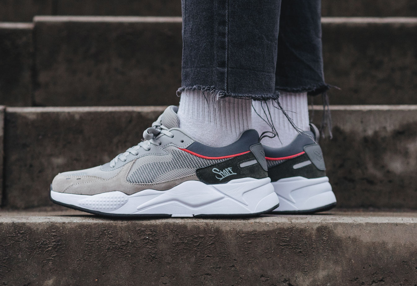 Sneakersy Staff gray reflective