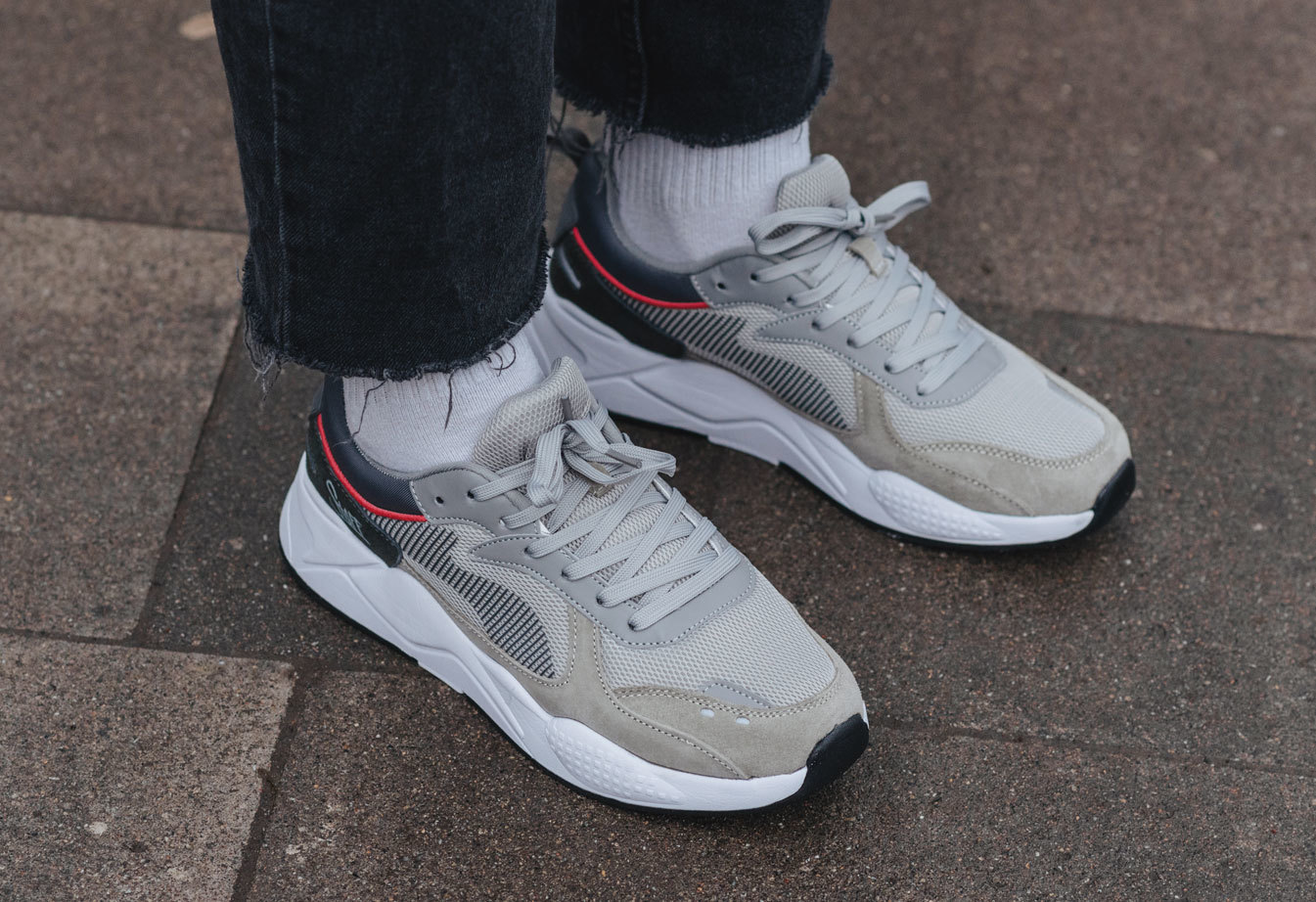 Sneakersy Staff gray reflective